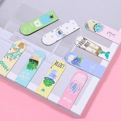 Cute Magnetic Cartoon Bookmarks Set for Kids