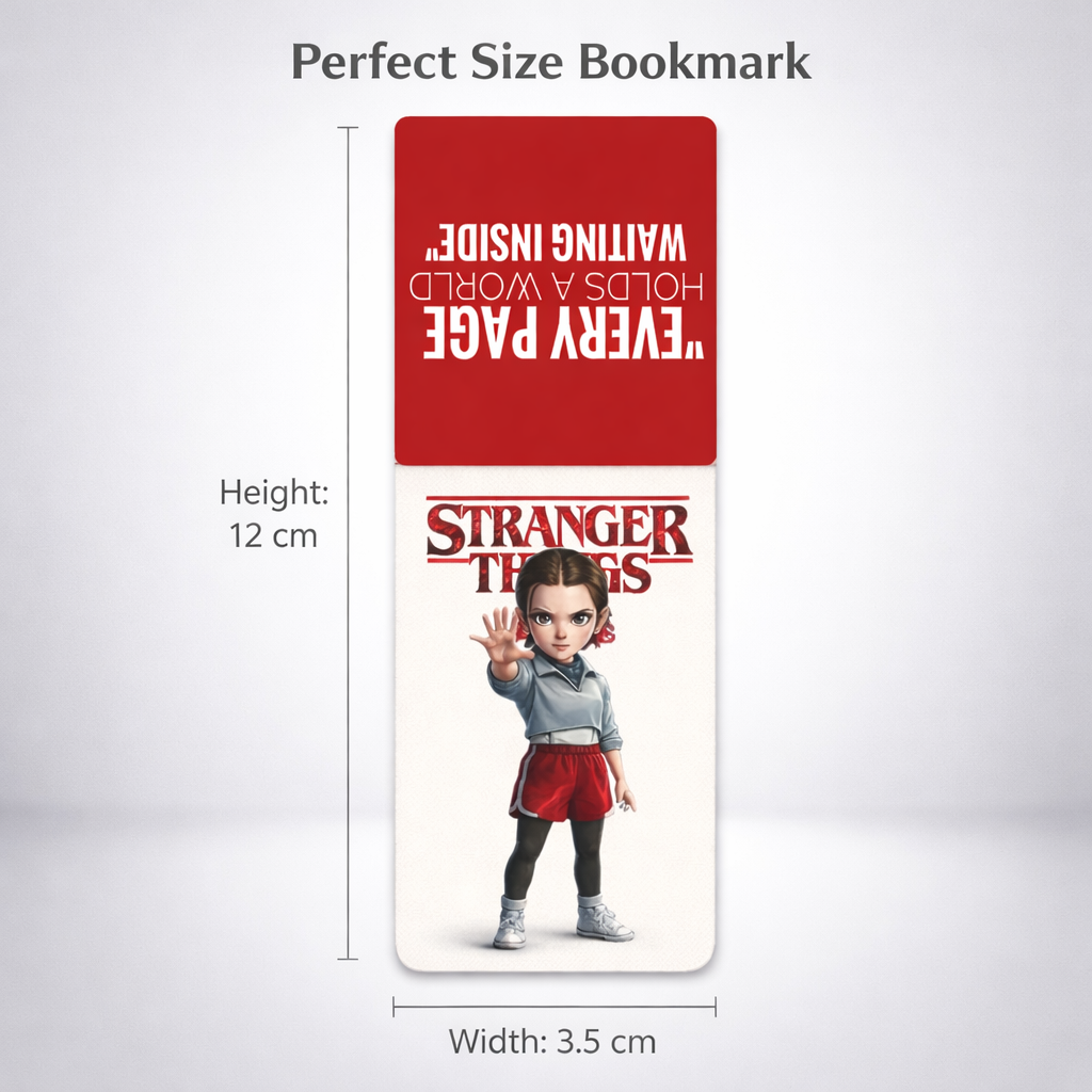 Stranger Things Magnetic Bookmark|Set of 8|Multicolour|Ideal Birthday Gift Magnetic Bookmark