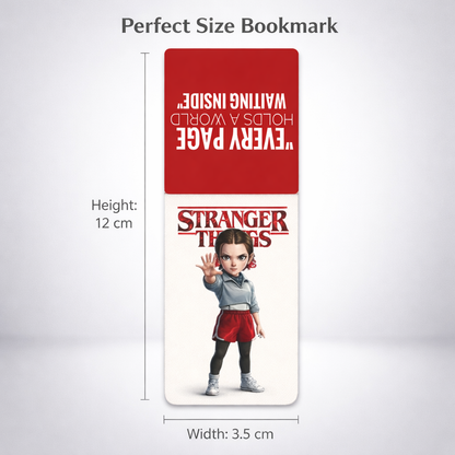 Stranger Things Magnetic Bookmark|Set of 8|Multicolour|Ideal Birthday Gift Magnetic Bookmark