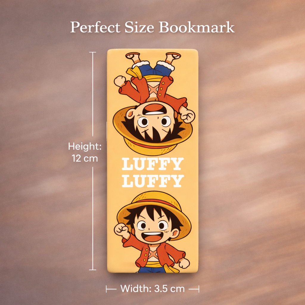 ONE PIECE Magnetic Bookmarks | Aesthetic Set (6 Pack) Magnetic Bookmark (One Piece, Multicolor)
